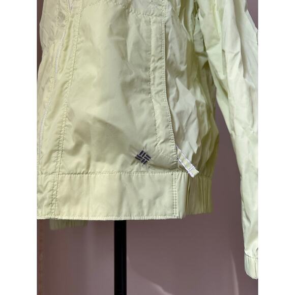 Columbia Omni Shield Highlighter Windbreaker size Medium with Hood - Picture 7 of 7